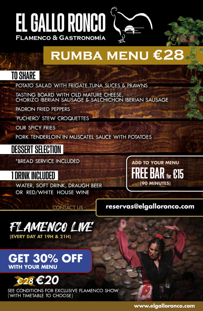 001 MENU RUMBA 28E 2025 ENGLISH copia –El Gallo Ronco