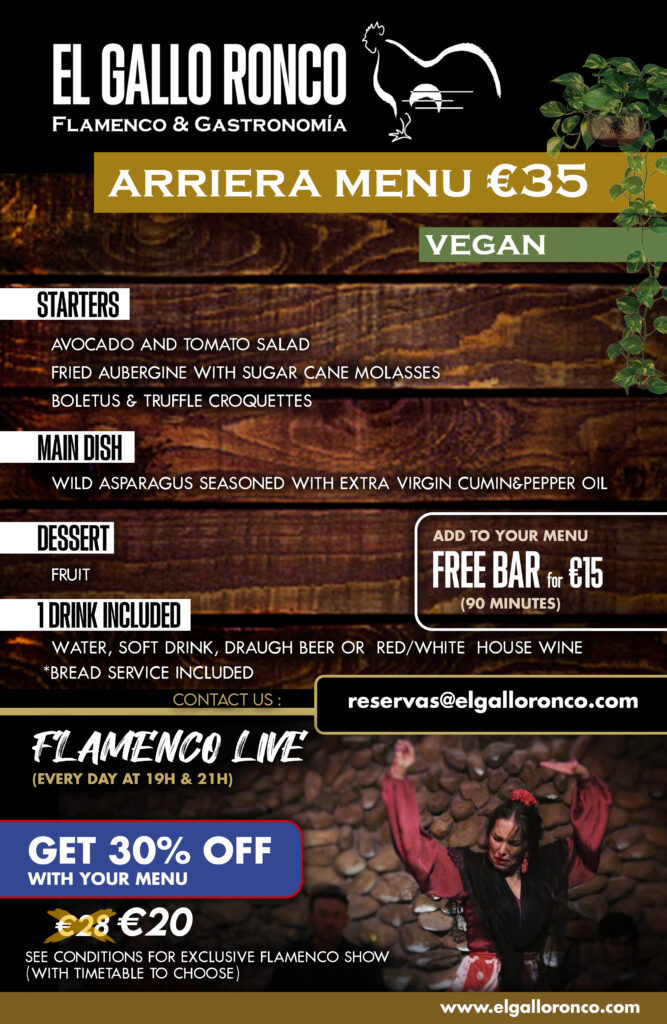 004 MENU VEGANO ARRIERA 35E 2025 ENGLISH copia –El Gallo Ronco