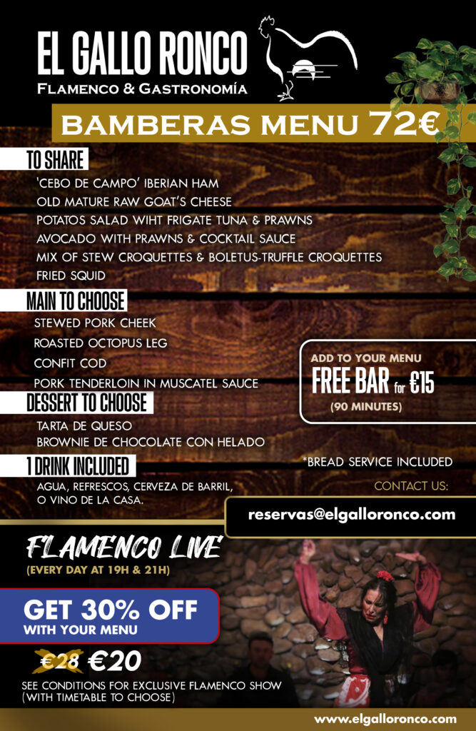 008 MENU BAMBERAS 72E 2025 ENGLISH –El Gallo Ronco